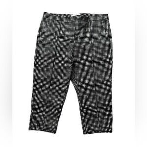 New Reed Black and White Checkered Capris